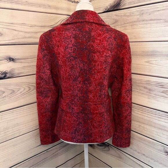 LAFAYETTE 148 New York Pink Textured Wool Blend Blazer Jacket Size 4 - Picture 9 of 12